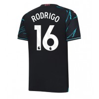 Camisa de Futebol Manchester City Rodri Hernandez #16 Equipamento Alternativo 2023-24 Manga Curta